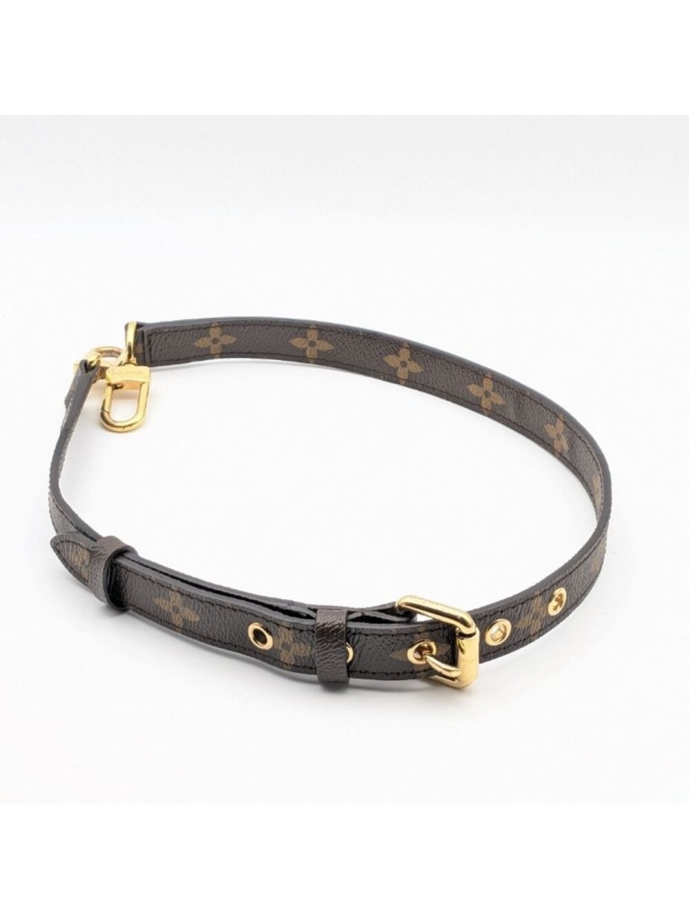 Louis Vuitton Shoulder Strap Monogram Adjustable Gold Pallas Handbag